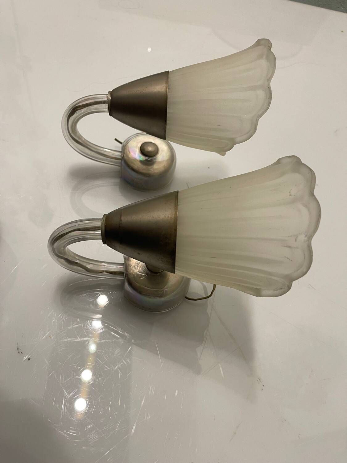 Murano Glass Sconces Set of 2