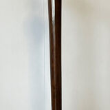 Precious cane tip in mahogany and gilded bronze with polychromy