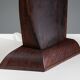 Large mid-century solid rosewood table lamp