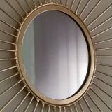 Mirror sun golden metal