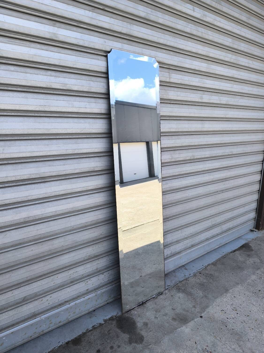 Miroir biseauté art déco 170 x 42