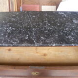Secretary slaughtering Louis Philippe XIXth in walnut top marble