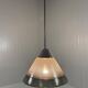 Peill & Putzler cone shaped glass hanging lamp, Germany