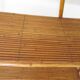 Bookcase, rattan shelf, 70s