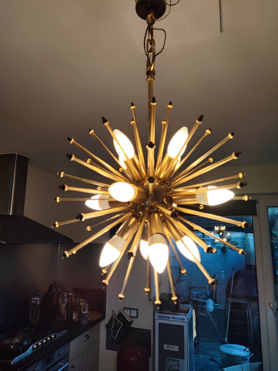 Val Saint Lambert crystal chandelier