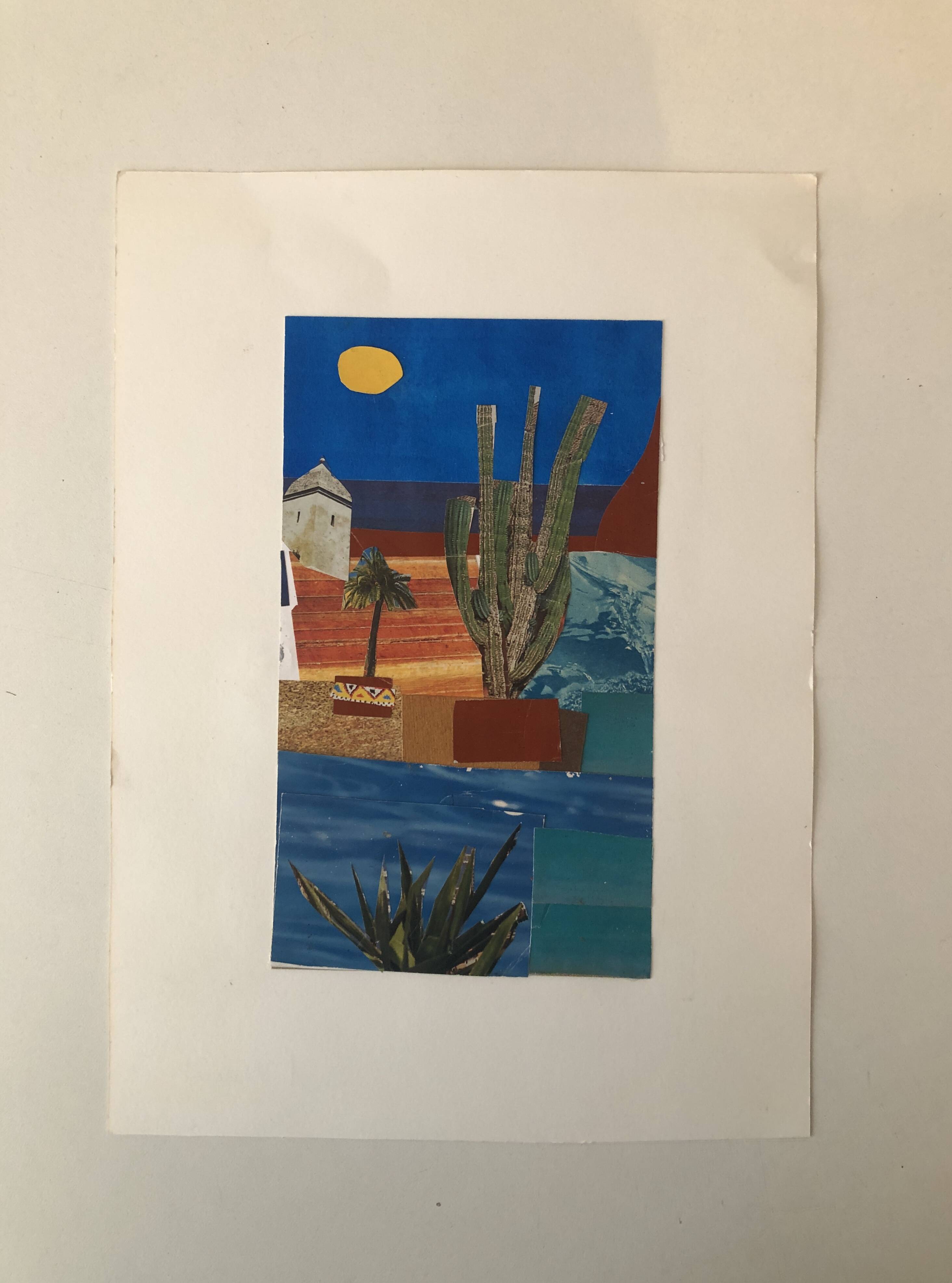 Figurative Collage Landscape