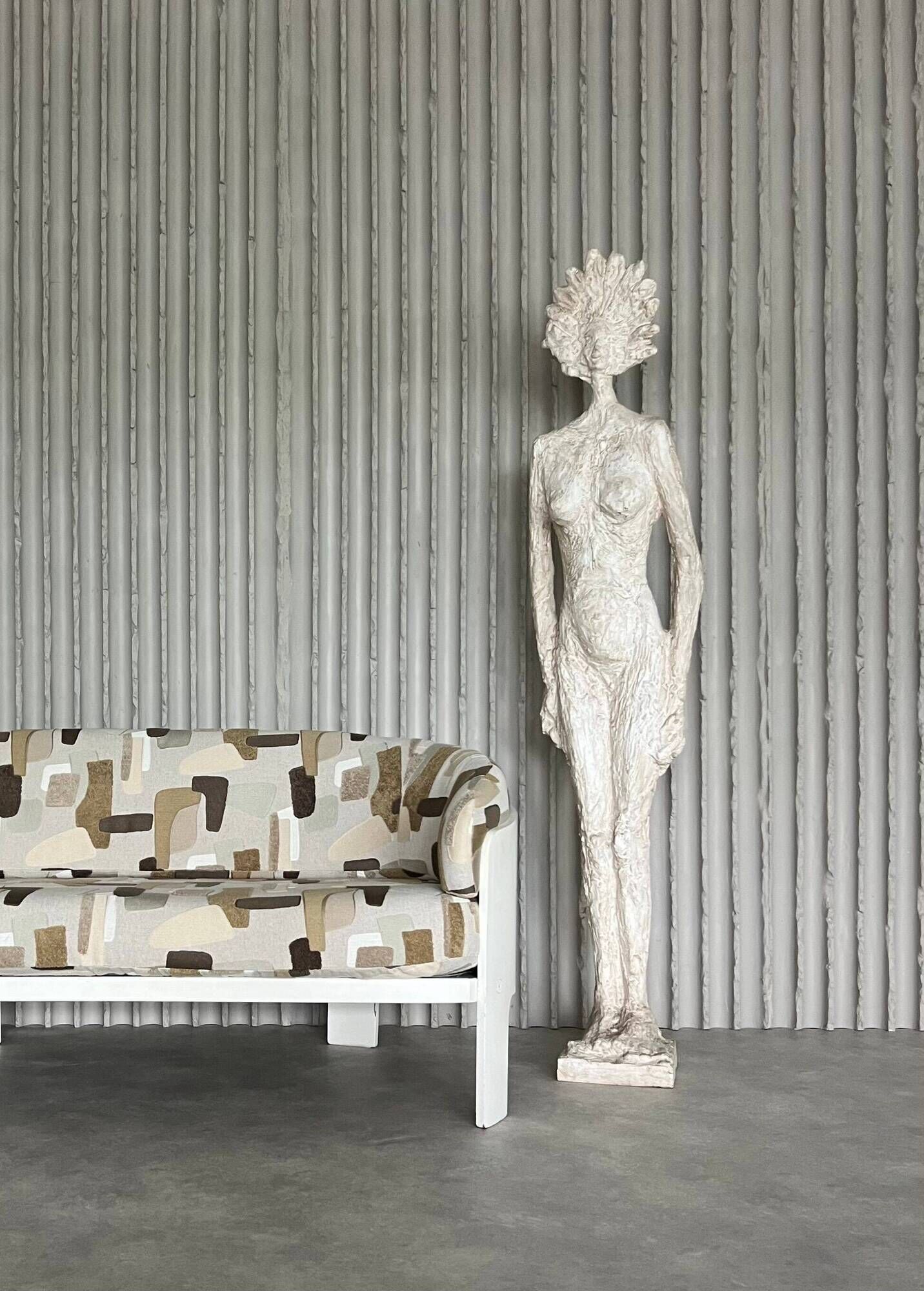 Rare "BZ48" sofa by Hans Ell for Spectrum – newly upholstered