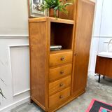 Vintage asymmetrical wardrobe