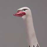 Tall ostrich earthenware mug, 1960s