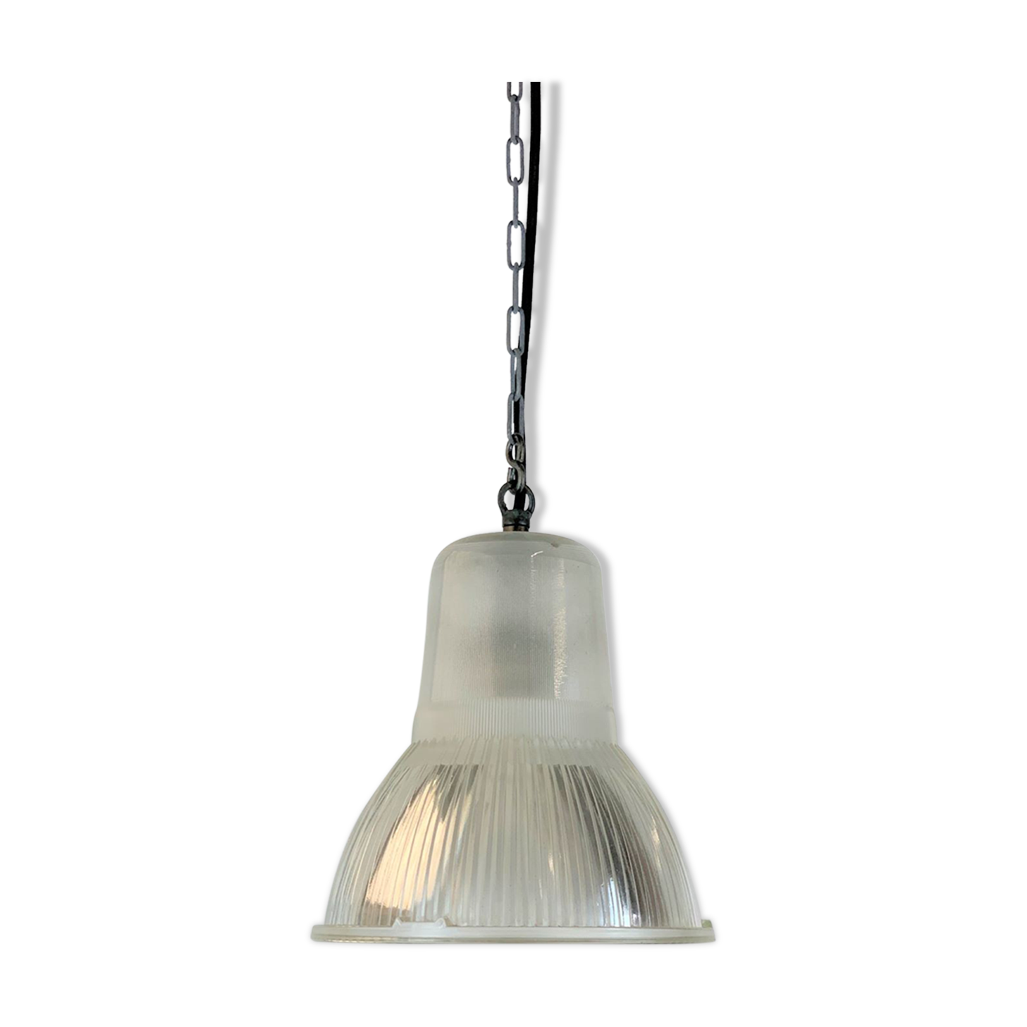 Ancienne Holophane 1960 diamétre 20 cm