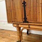 Vintage rattan bar furniture