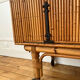 Meuble bar en rotin vintage