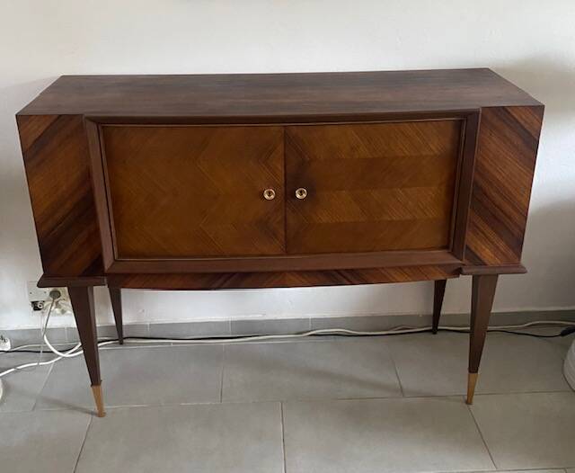 Vintage walnut console enfilade