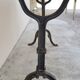 Restaurant bistro table in marble and cast iron signed godin