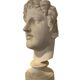 Very large Stucco head of a Roman figure