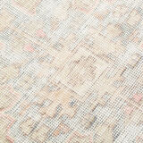 Soft Pastel Orange Wool Vintage Rug