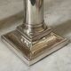 pair of Victorian style silver-plated candlesticks
