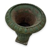 Vase Medici Late XIXth enamel Green