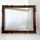 Antique handcarved frame Cedarwood 29.5 cm x 24 cm
