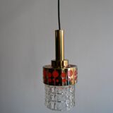 Suspension Raak gold orange 1970s pop