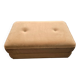 Banquette/ottoman - "Jacques Leleu collection" caramel velvet