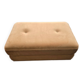 Banquette/ottoman - "Jacques Leleu collection" caramel velvet