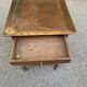 Louis XV side table with 2 drawers in solid wood from the 19th century