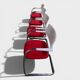 Set of 4 Vitra Visavis Chairs – Design by Antonio Citterio