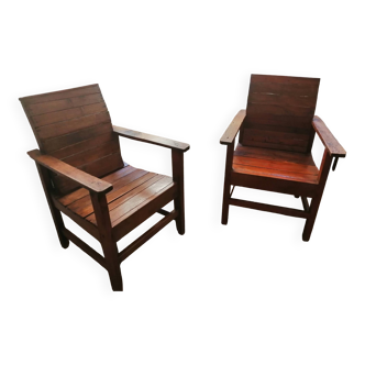 Vintage wooden chairs