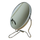 Miroir barbier rond double face, grossissant