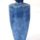 Large blue Bavent Art Deco vase