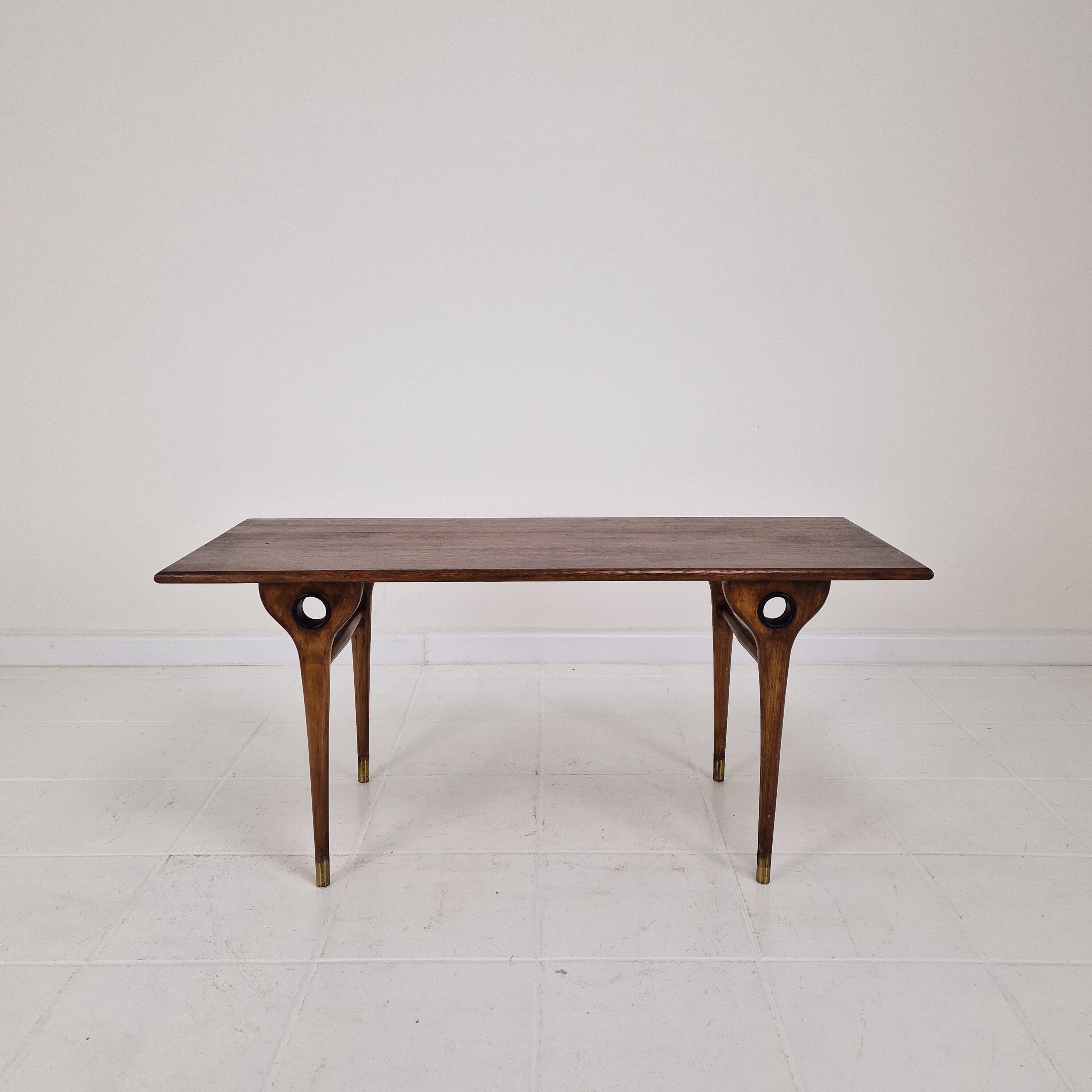 Table basse ou d'appoint rectangulaire italienne des années 1960
