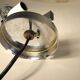 Paire d'appliques verre et chrome 1970
