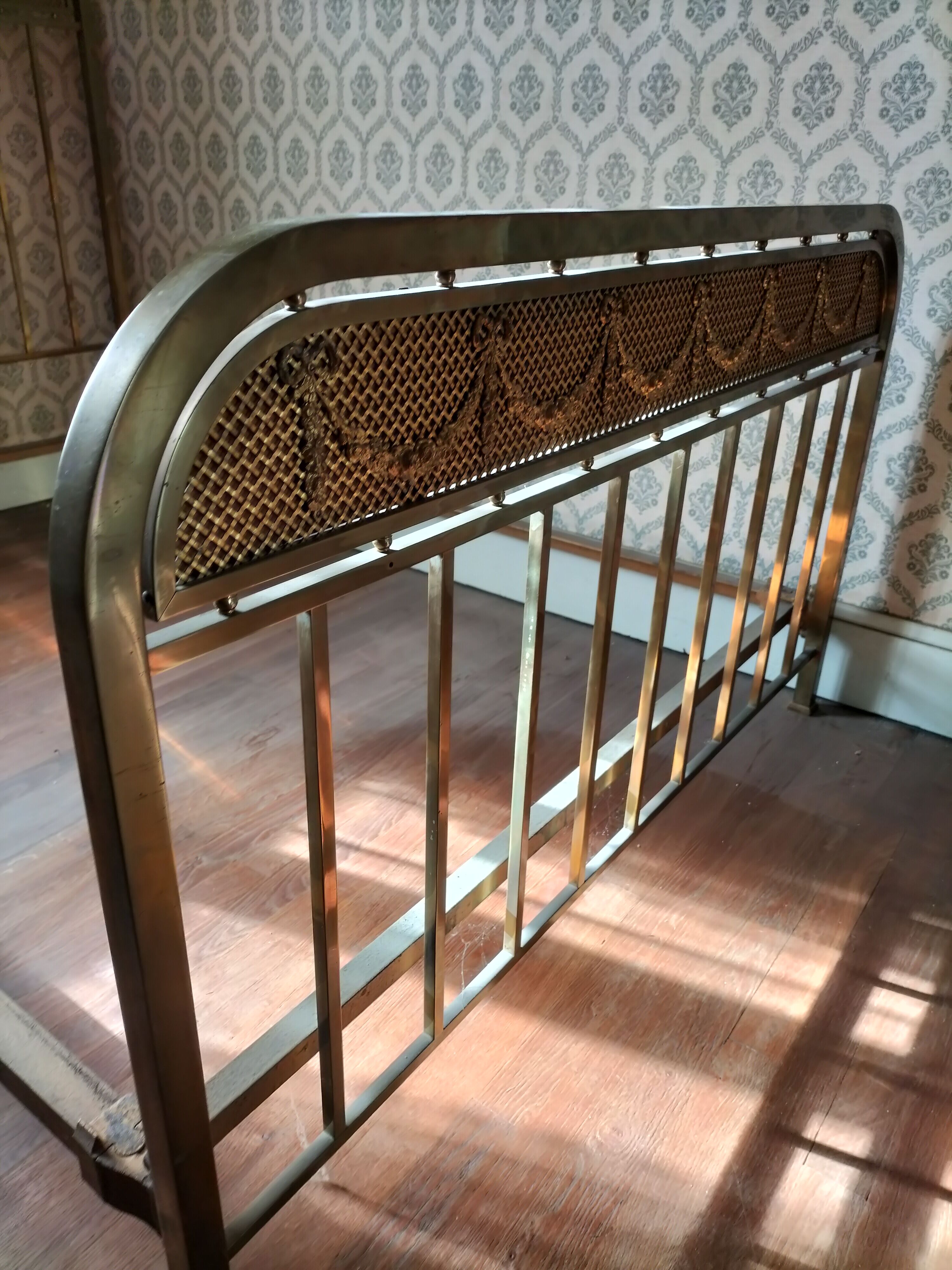 Brass bed