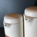 Vintage table service franco pozzi gresline, ceramic italian design 1960