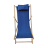 Folding chair wood living room Chilean garden blue fabrics