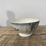 Old bowl Sarreguemines Digoin 400 Saint Amand in blue earthenware / vintage ceramic
