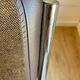 6 chrome sled armchairs Soudexvinyl brown vintage Skaï 70s