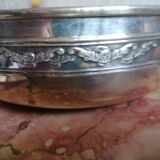 silver-plated bread basket