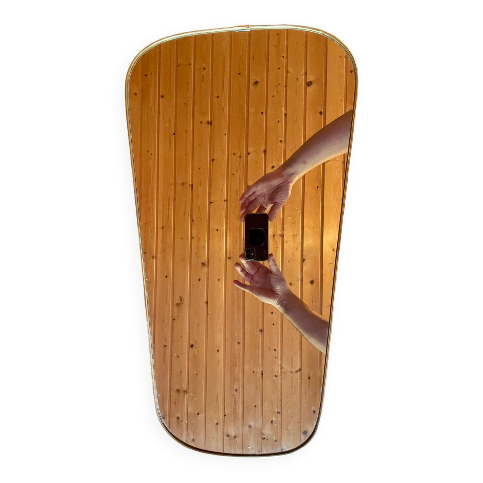 Large mirror "Rearview mirror" year 60