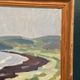 Original Swedish Oil on Panel – “Coastal Landscape” by Curt Rydell – Signed – Vintage & Framed – 33 × 40 cm (13" × 15.7")