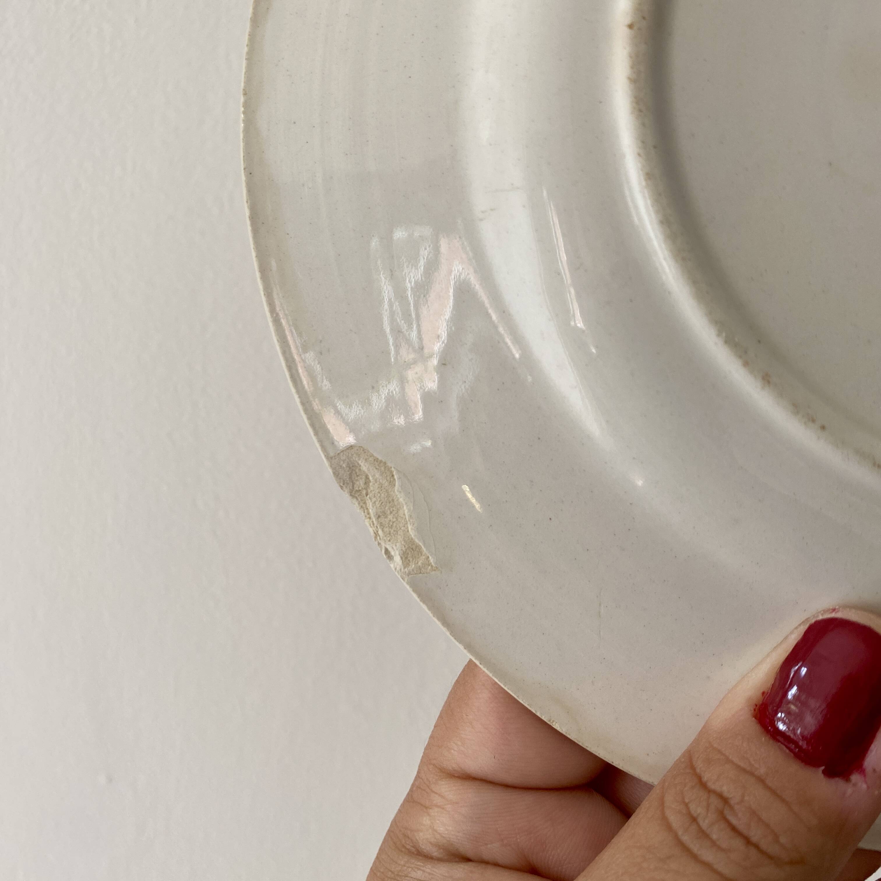Set of 10 mismatched vintage dessert plates