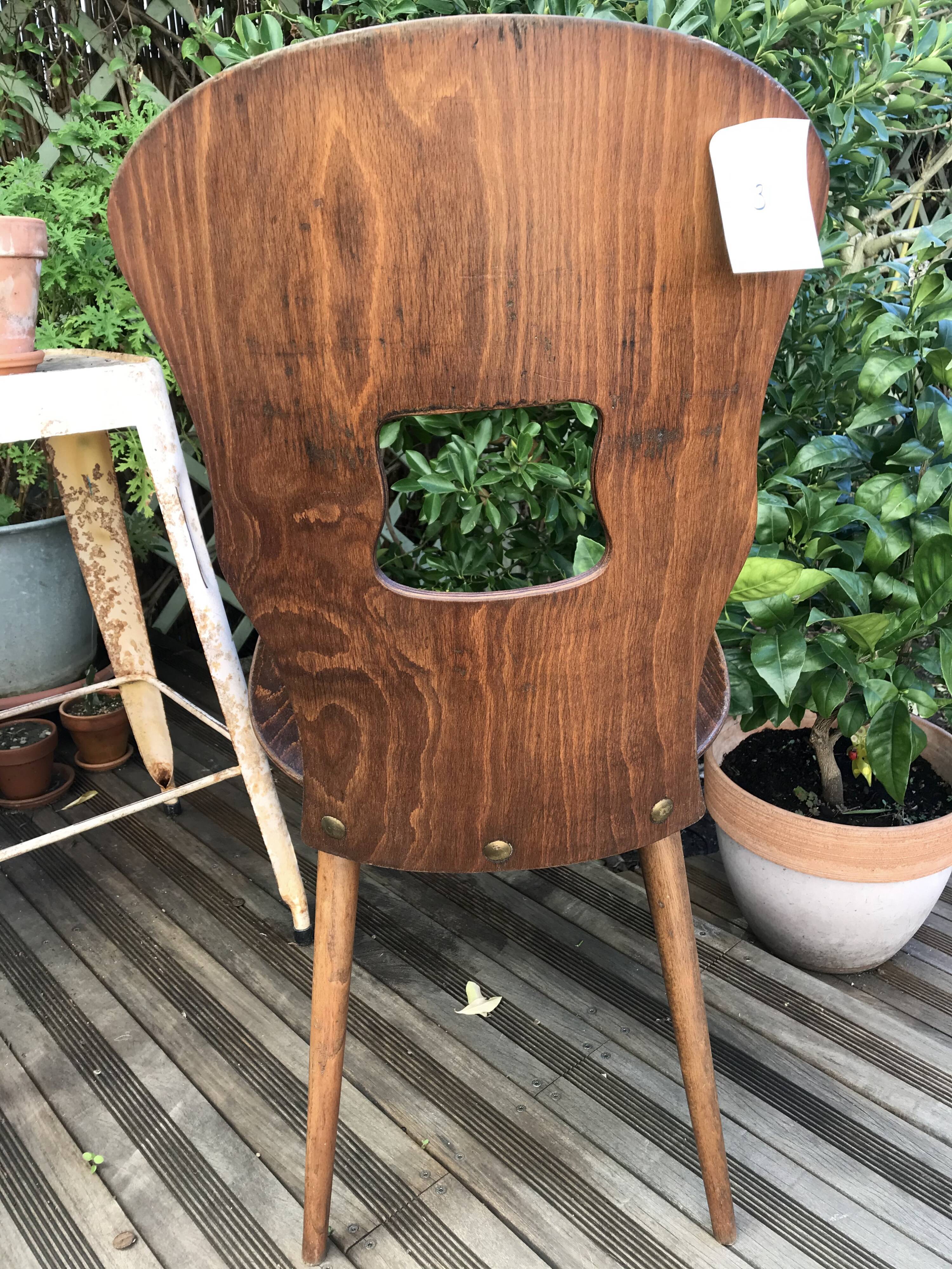 4 Baumann Gentiane chairs