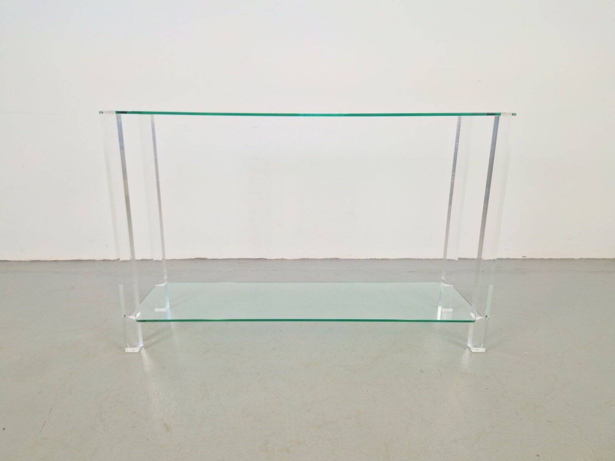 Glass and Acrylic The Hague Console Table from Bor Design, 1990s