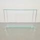Table console en verre et acrylique The Hague de Bor Design, années 1990.