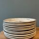 Set of 11 Saint Clément earthenware dessert plates France