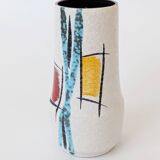 Sculptural vase Midcentury Scheurich, West Germany, 1960s