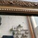 Mirror 80 x 58 cm Louis Philippe old gilded