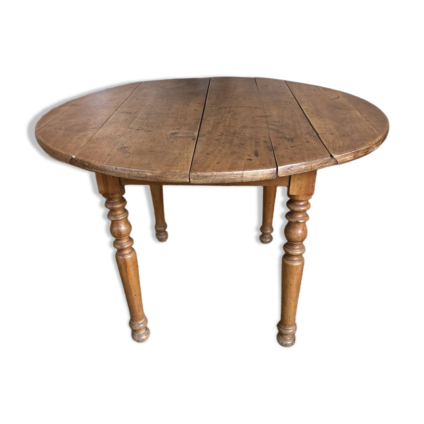 Table ronde en bois