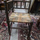 Fireplace corner armchair